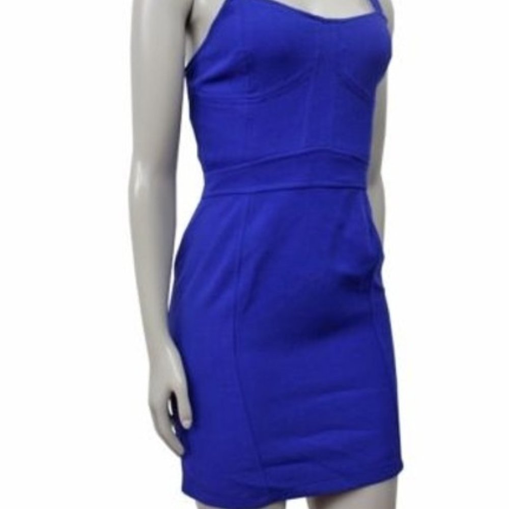 Blue Body Con Dress - Picture 4 of 4